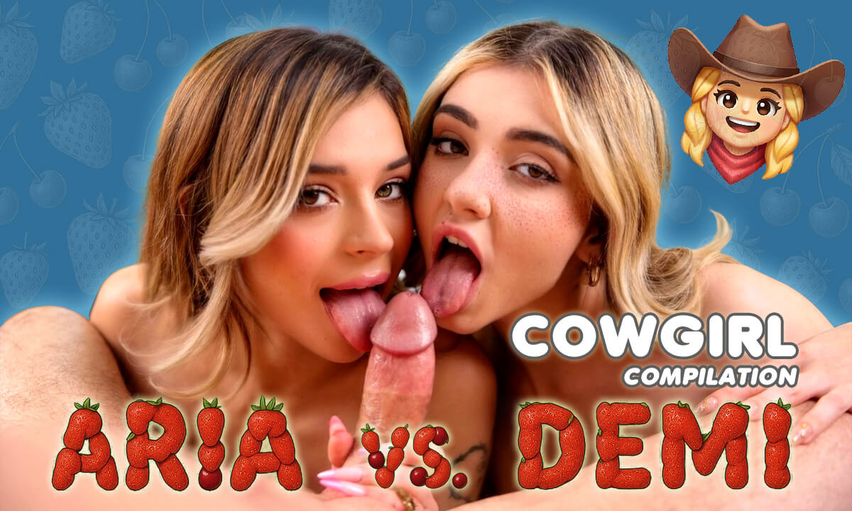 Aria Vs Demi Taboo Cowgirl Compilation