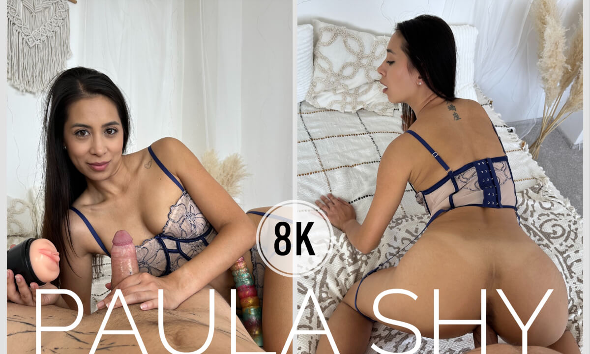Amazing Sex On The Bed With Beauty Paula Shy